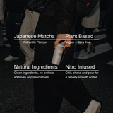 Iced Matcha Cans - Oat Iced Matcha Latte