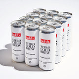 Nitro Iced Coffee Cans - Black Coffee - 12 x 250ml